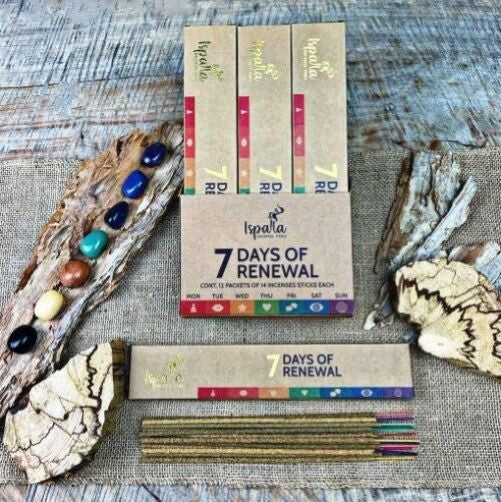 7 Days of Renewal by Ispalla - Palo Santo, Wild Herbs & Florals Incense