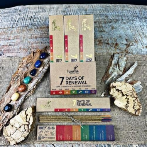 7 Days of Renewal by Ispalla - Palo Santo, Wild Herbs & Florals Incense