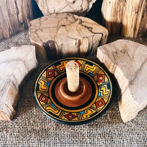 Wanchako Incense x 1 Pack plus Handmade Holder from Peru