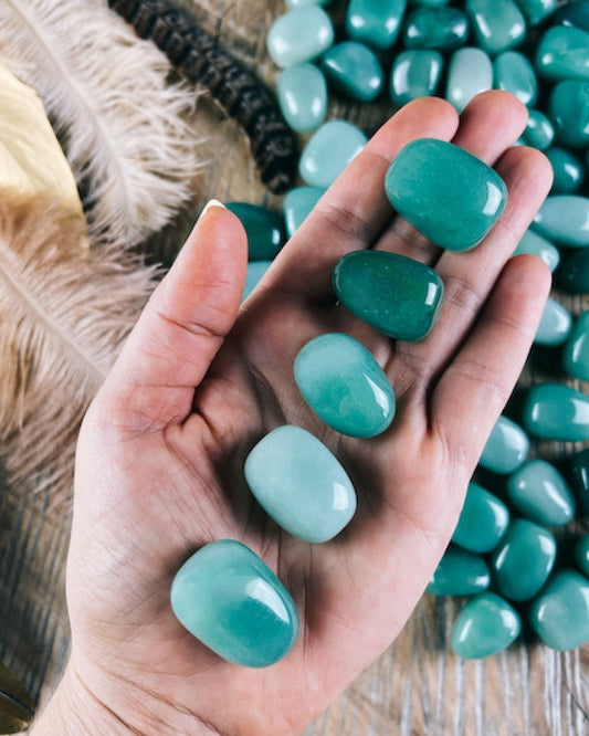 Aventurine Tumbled. From Brazil (5 Stones)