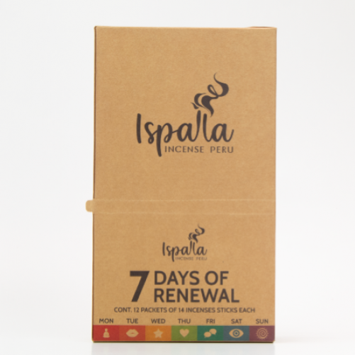 7 Days of Renewal by Ispalla - Palo Santo, Wild Herbs & Florals Incense
